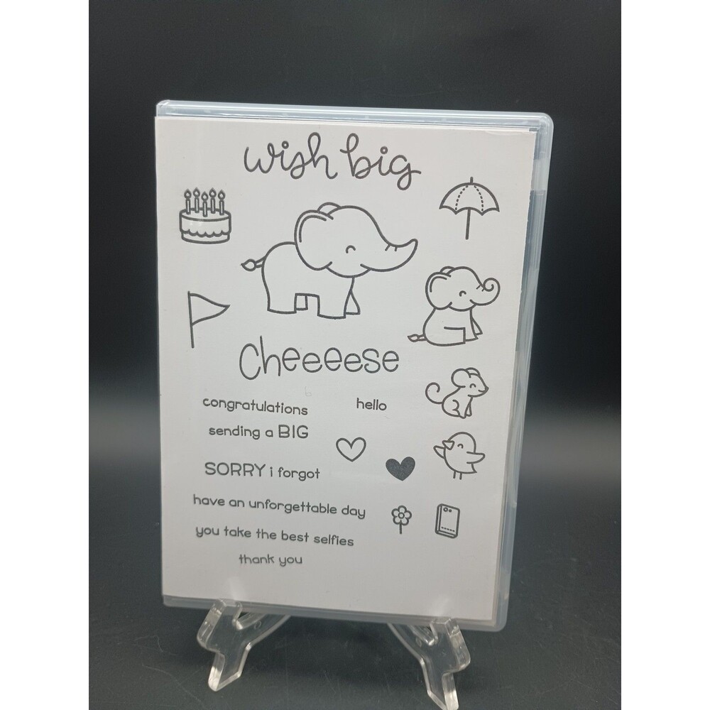Lawn Fawn Elfie Selfie Stamp Set And Dies Set